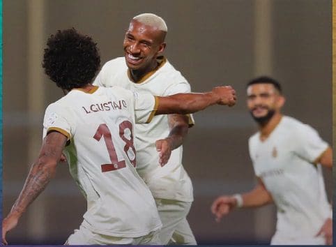 في مباراة الباطن ضد النصر فوز نادى النصر على نظيره نادي الباطن