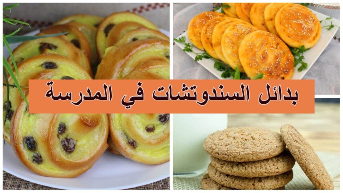 طرق عمل بدائل السندوتشات في المدرسة
