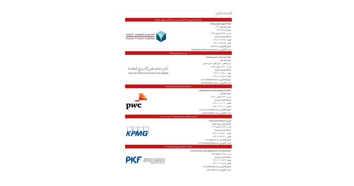 النسب الجديدة لاكتتاب شركة أمريكانا