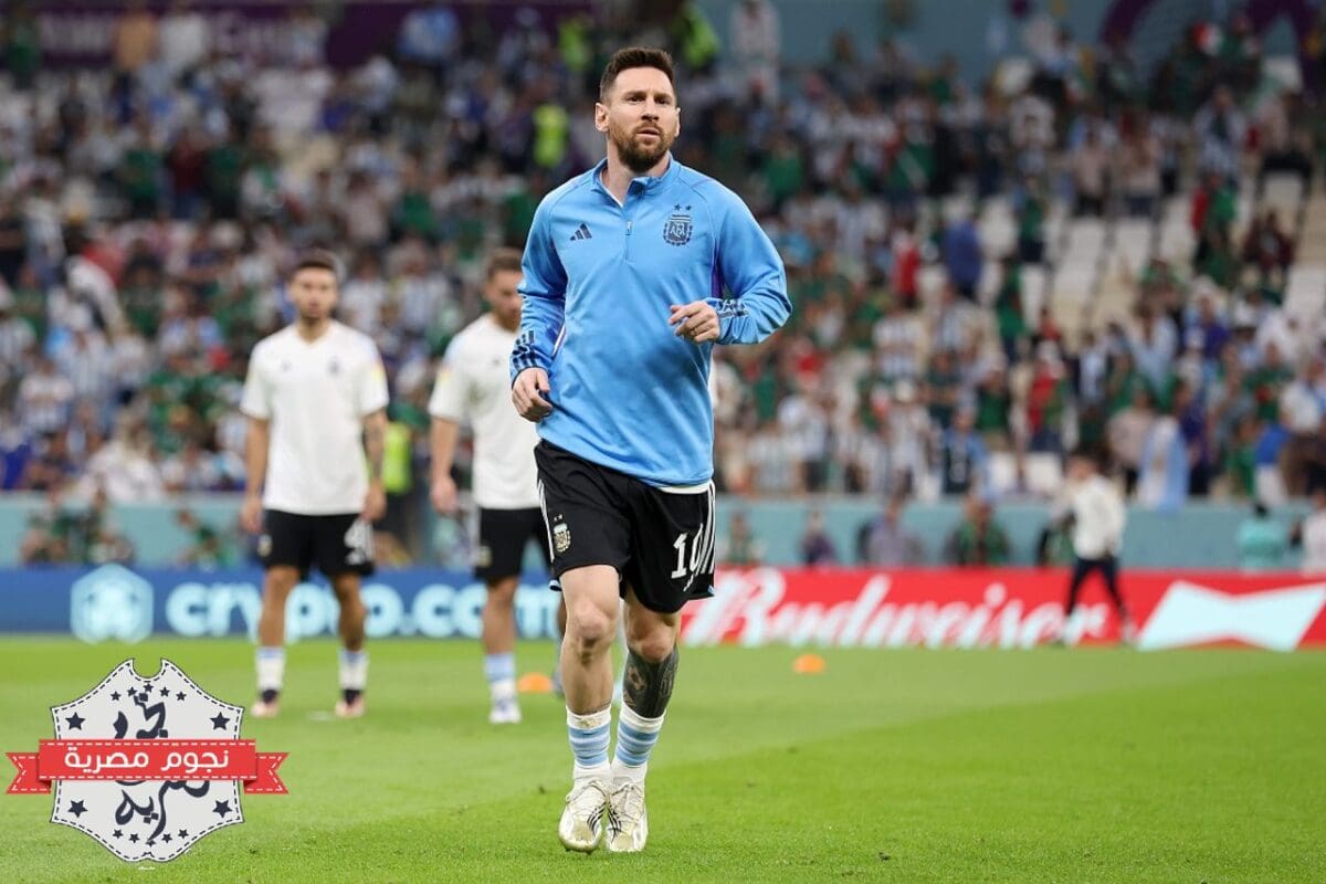 من ملعب مباراة الأرجنتين والمكسيك في نهائيات كأس العالم فيفا قطر 2022