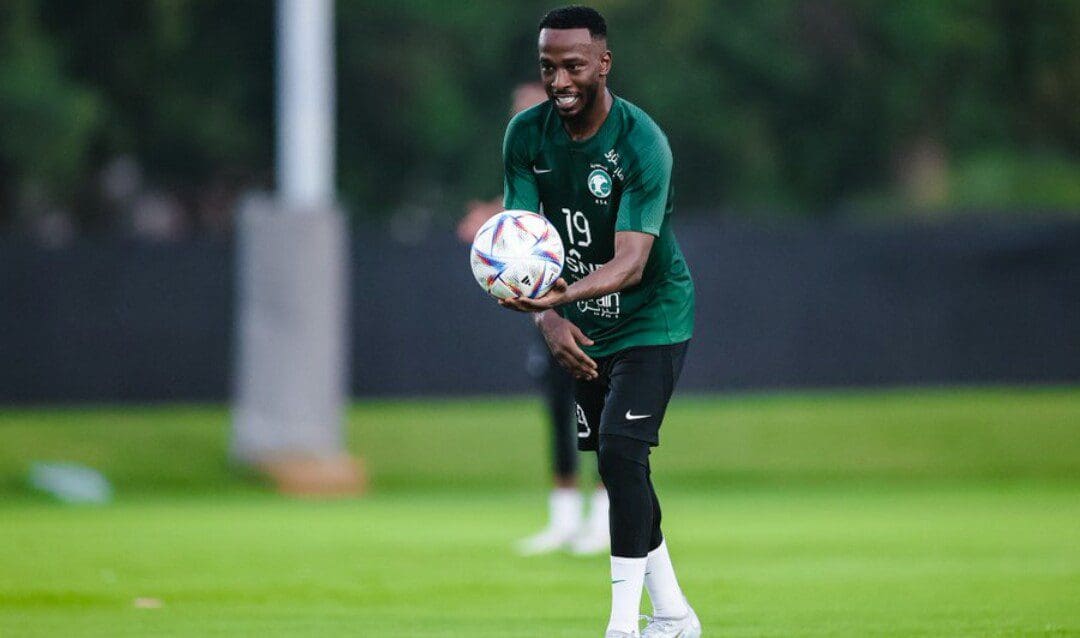 لاعب المنتخب السعودي