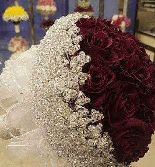 بوكيه ورد العروسة