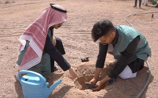 مبادرة "اترك أثرا" تزرع 3 آلاف شتلة