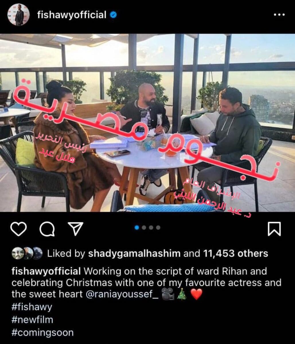 أحمد الفيشاوي ورانيا يوسف