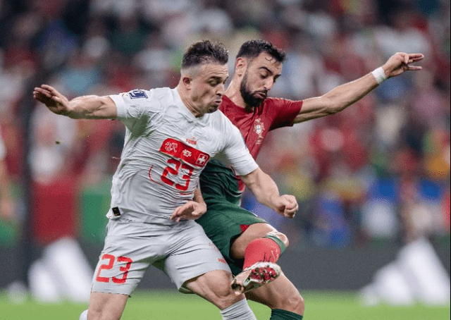 من لقاء البرتغال وسويسرا - من حساب FIFAWorldCup على تويتر