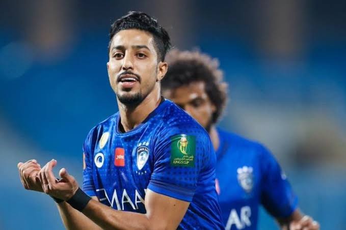 لاعب نادي الهلال السعودي سالم الدوسري 