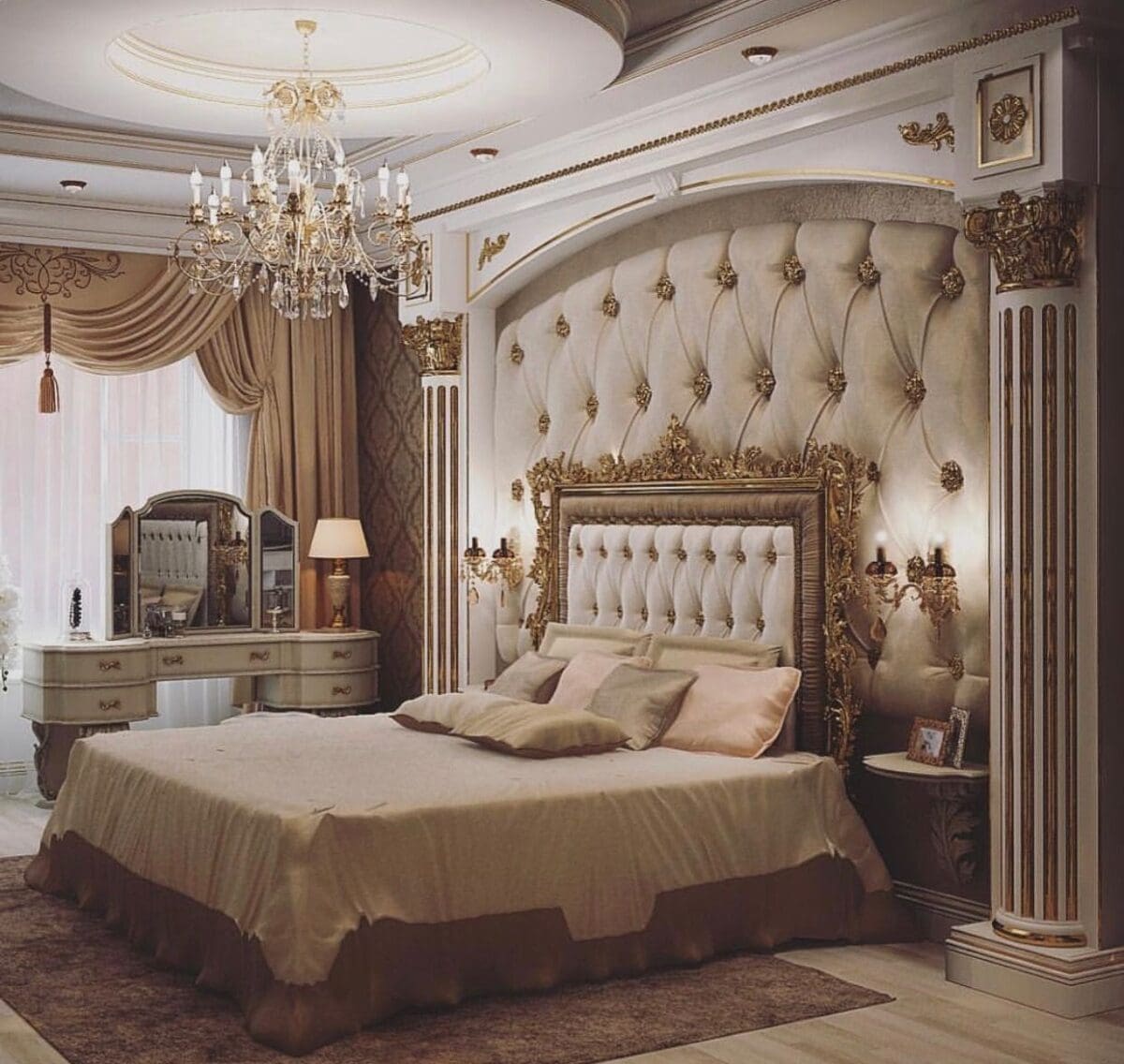 ديكورات غرف نوم كلاسيك