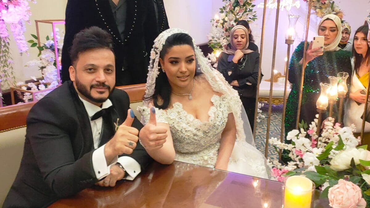 صور عقد قران الفنان إيساف 