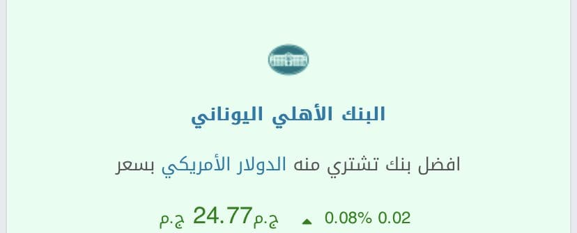 سعر الدولار في مصر 