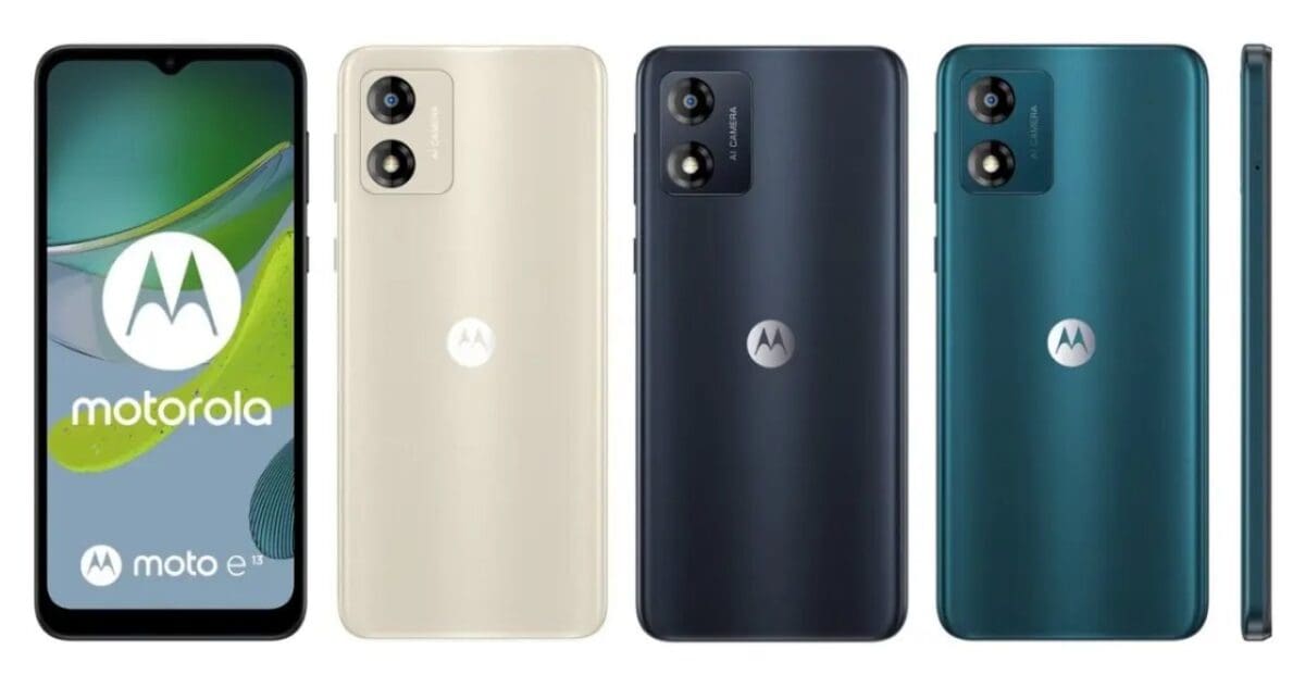 بسعر معقول إطلاق Moto E13 بتصميم أنيق ومواصفات رائعة