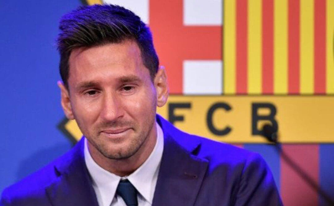 دموع ليونيل ميسي 