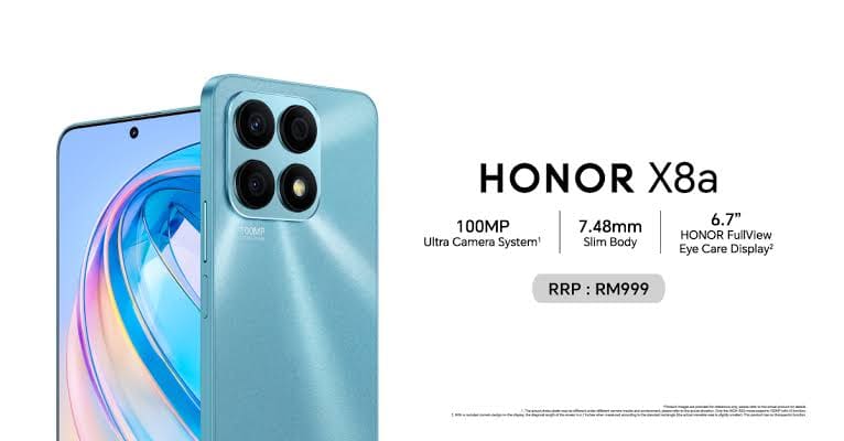 سعر ومواصفات هاتف Honor x8a