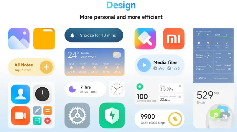 واجهة MIUI 14 الجديدة التي تعمل بنظام تشغيل Android 13