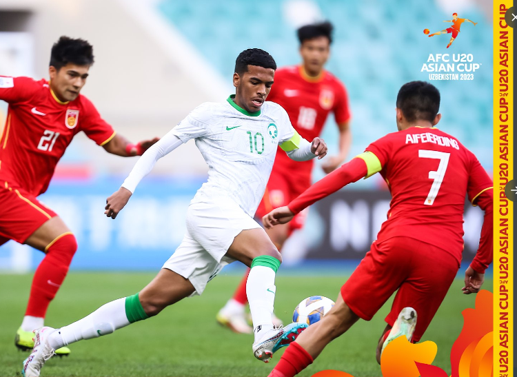 من حساب بطولة كأس آسيا للشباب على تويتر