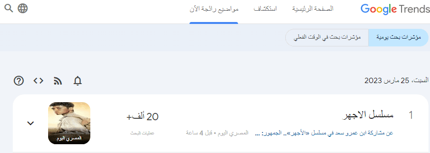 مسلسل الأجهر يتصدر محركات البحث وإشادة من الجمهور بأداء نجل عمرو سعد