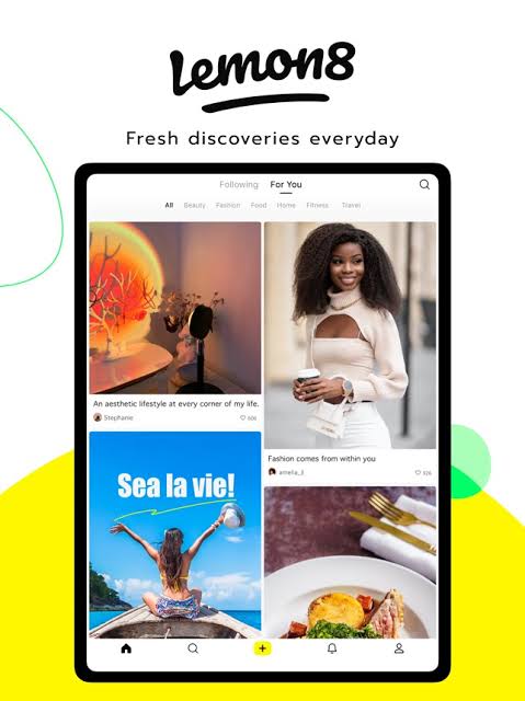 تطبيق Lemon8 بديل تيك توك وشبيه إنستجرام