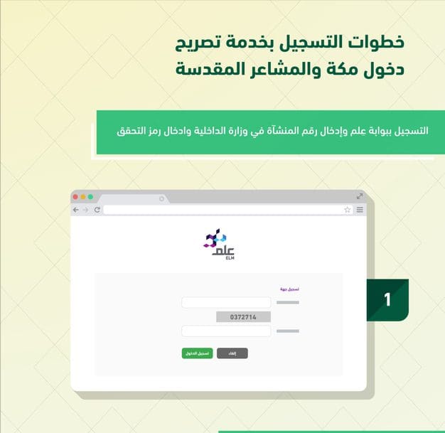 تصريح دخول إلى السعودية