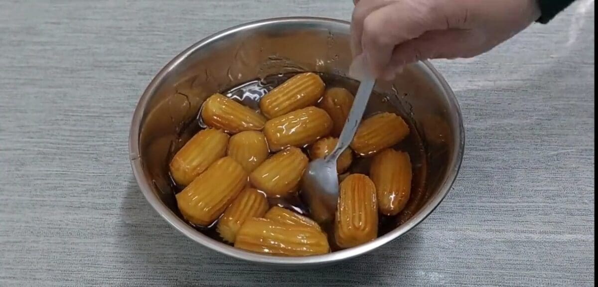 بلح الشام داخل الشربات 