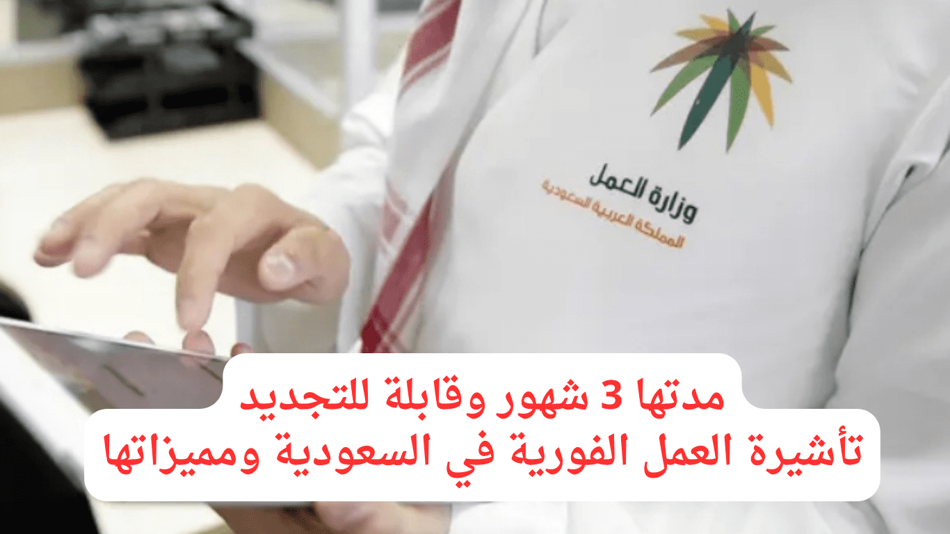 تأشيرة العمل الفورية