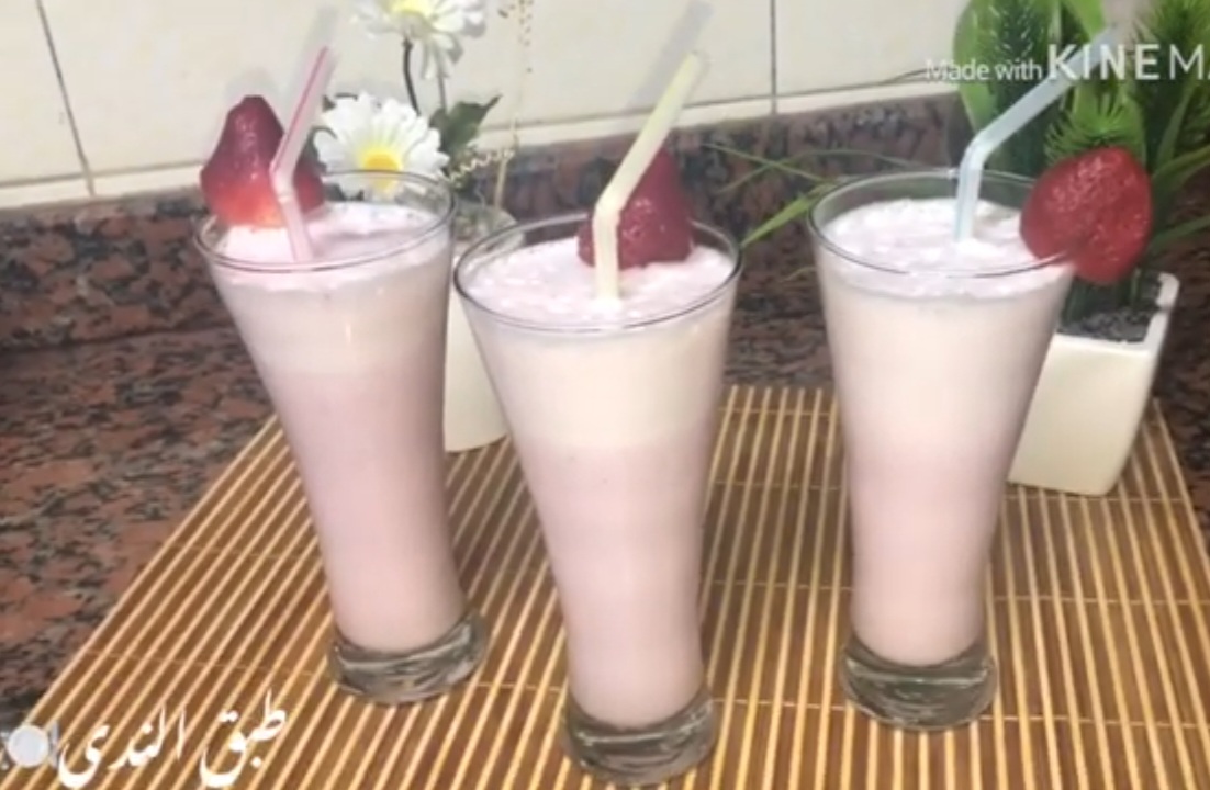 عصير الفراولة