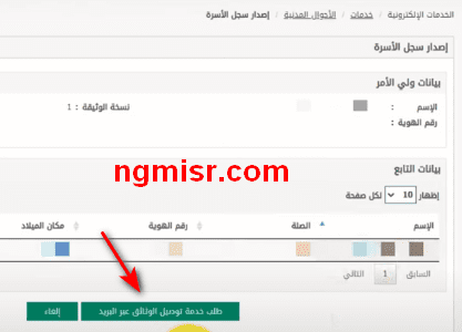 خطوات إصدار كارت العائلة من منصة أبشر