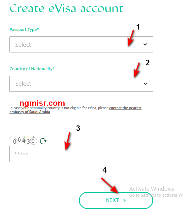 خطوات إصدار تأشيرة سياحة بشكل إلكتروني