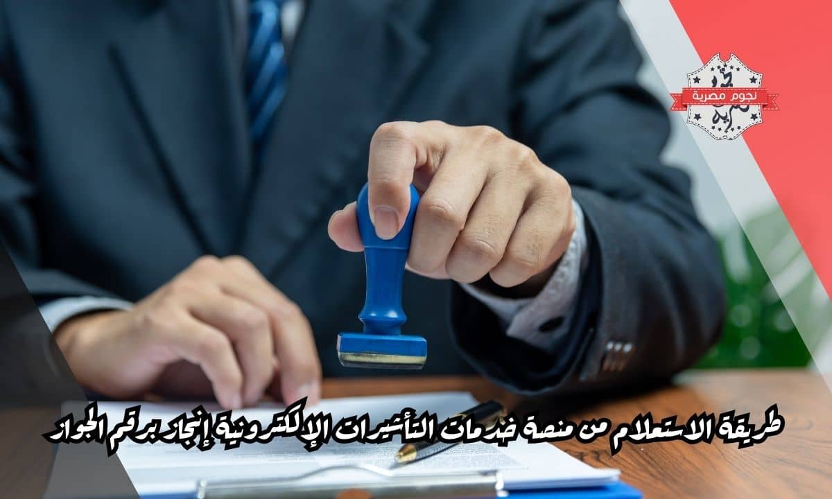 طريقة الاستعلام من منصة خدمات التأشيرات الإلكترونية إنجاز برقم الجواز