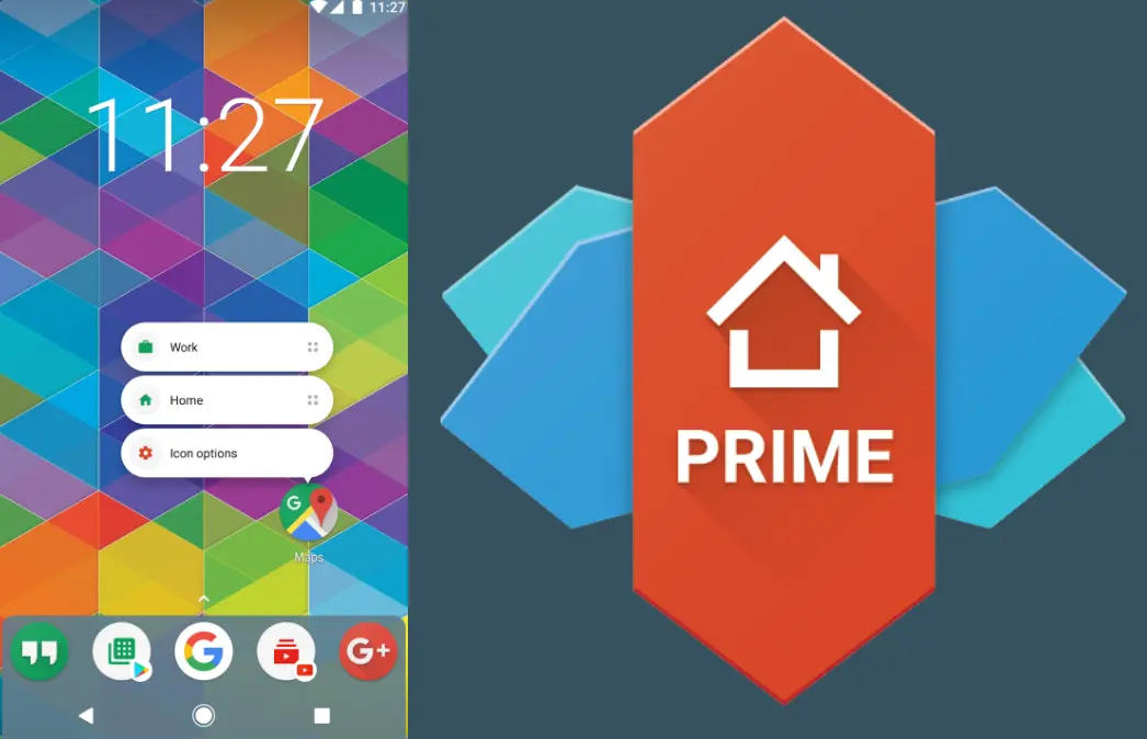 مشغل النظام Nova launcher