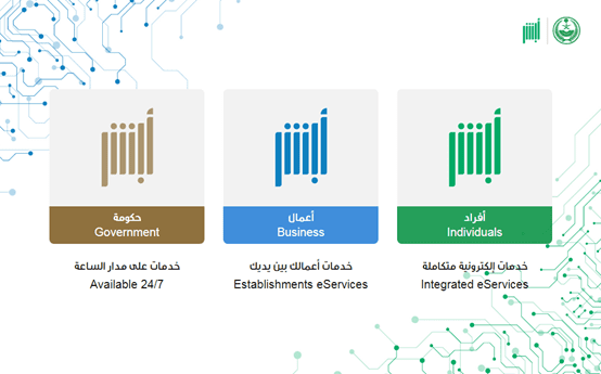 منصة أبشر 