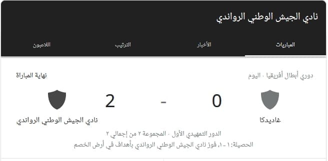 بيراميدز يواجه الجيش الرواندي