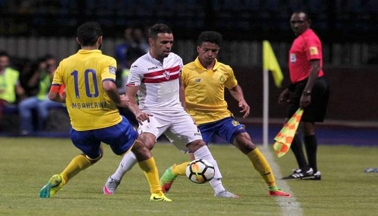 الزمالك والنصر السعودي في البطولة العربية