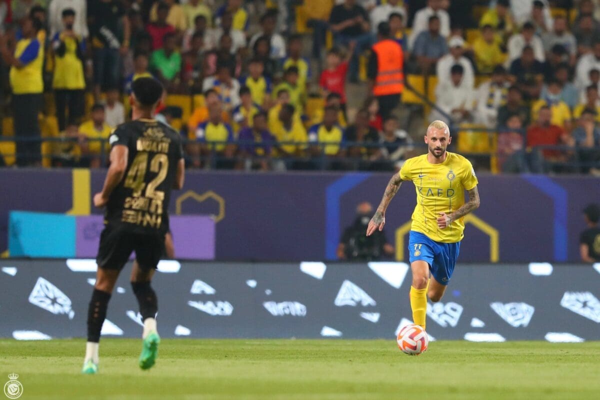 من لقاء النصر والتعاون - مصدر الصورة: من حساب النصر على تويتر