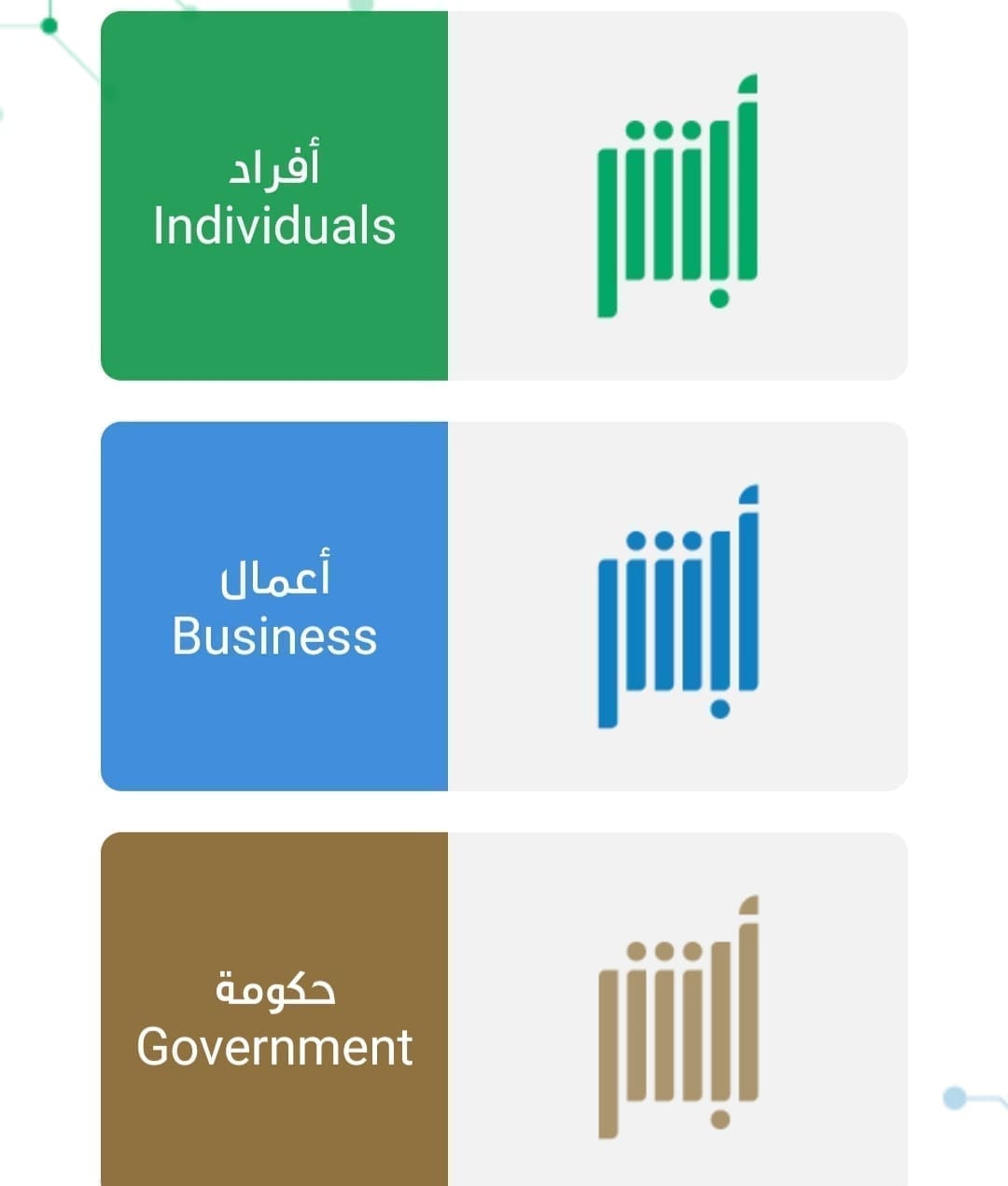 منصة أبشر 