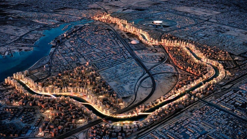 صورة تخيلية لجانب من مشروع مرافي - مصدر الصورة: صفحة مستقبل السعودية الرسمية عبر تويتر.