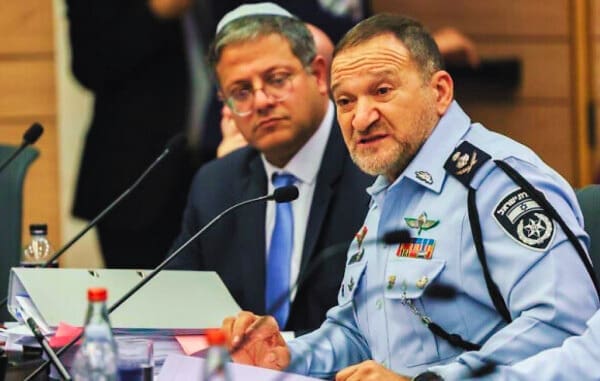 مفوض الشرطة يعقوب شبناي_ وزير الأمن القومي إيتمار بن غفير