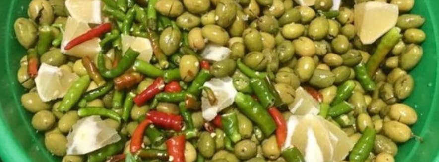 طريقه عمل الزيتون الاخضر مخلل