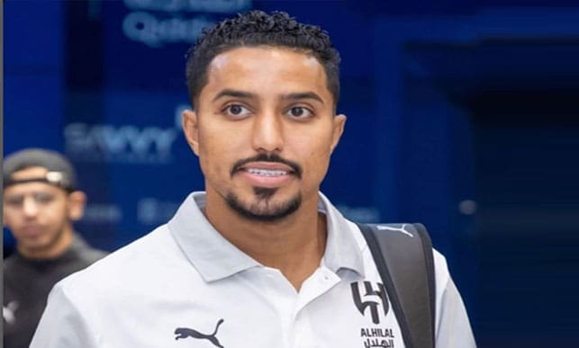 سالم الدوسري مهاجم نادي الهلال السعودي. المصدر: انستقرام سالم الدوسري