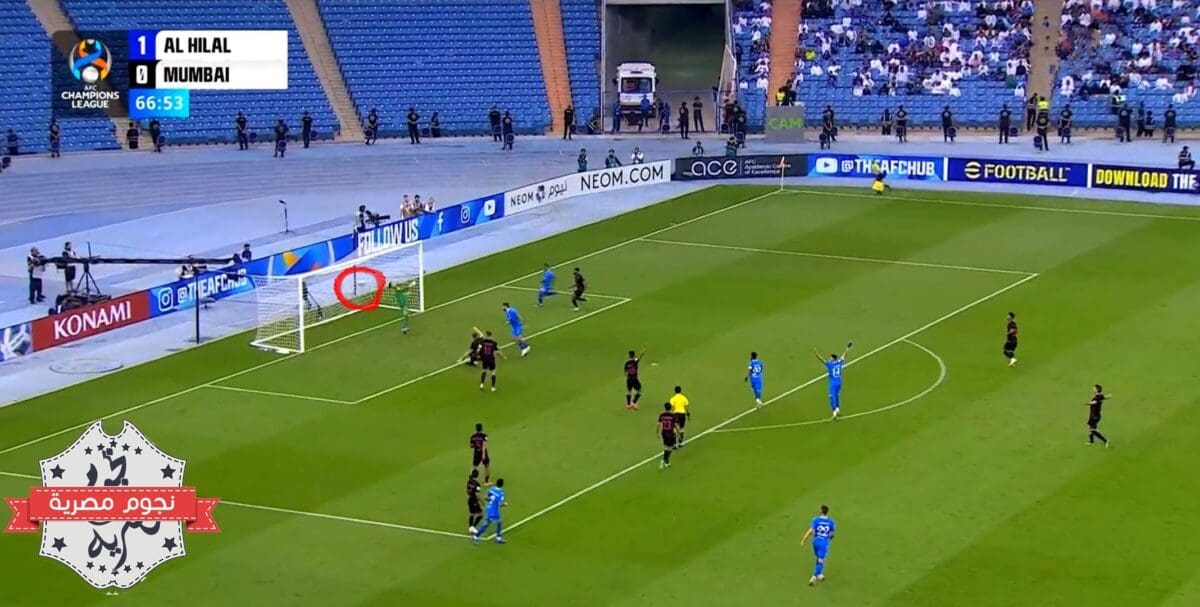 أهداف مباراة الهلال ضد مومباي