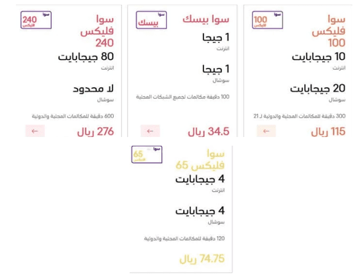 باقة سوا شير بلس