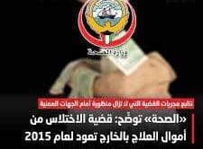 صورة لقضية الاختلاس الكويتية 