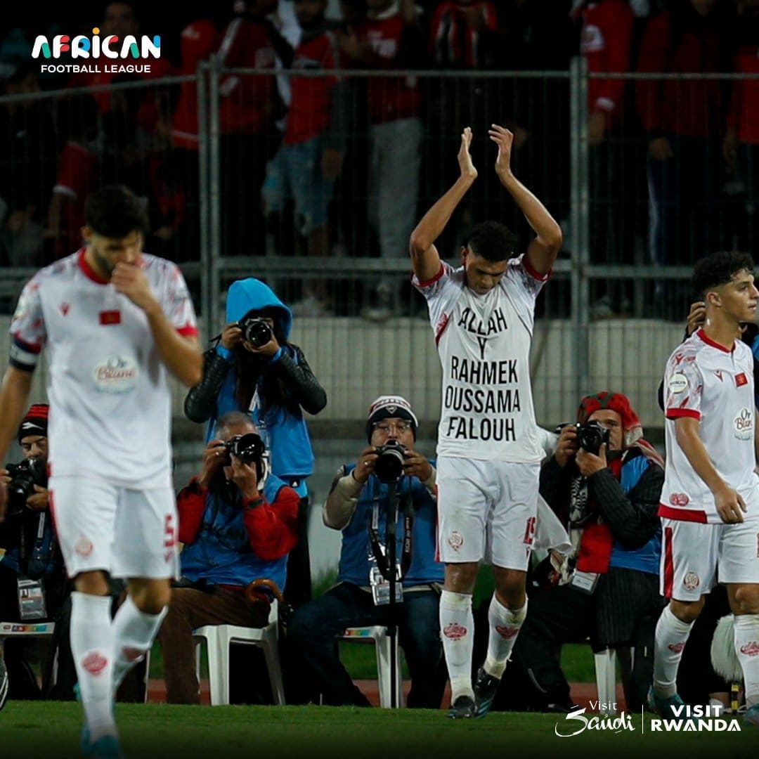 من لقاء الوداد وصن داونز - مصدر الصورة: حساب الدوري الأفريقي على تويتر
