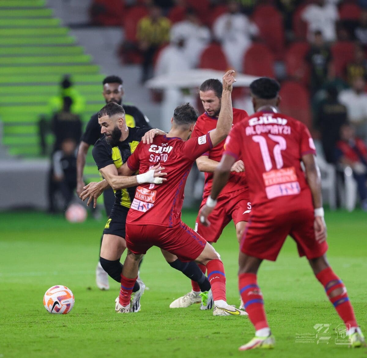 من لقاء اتحاد جدة وأبها - مصدر الصورة: حساب اتحاد جدة على تويتر