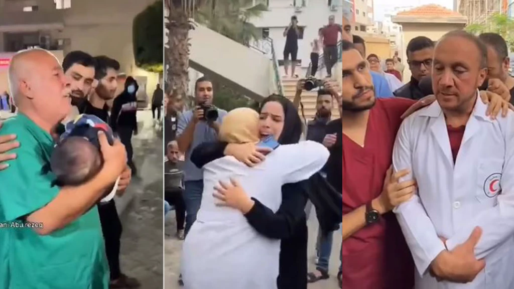 أطباء غزة يستقبلون جثث أبنائهم