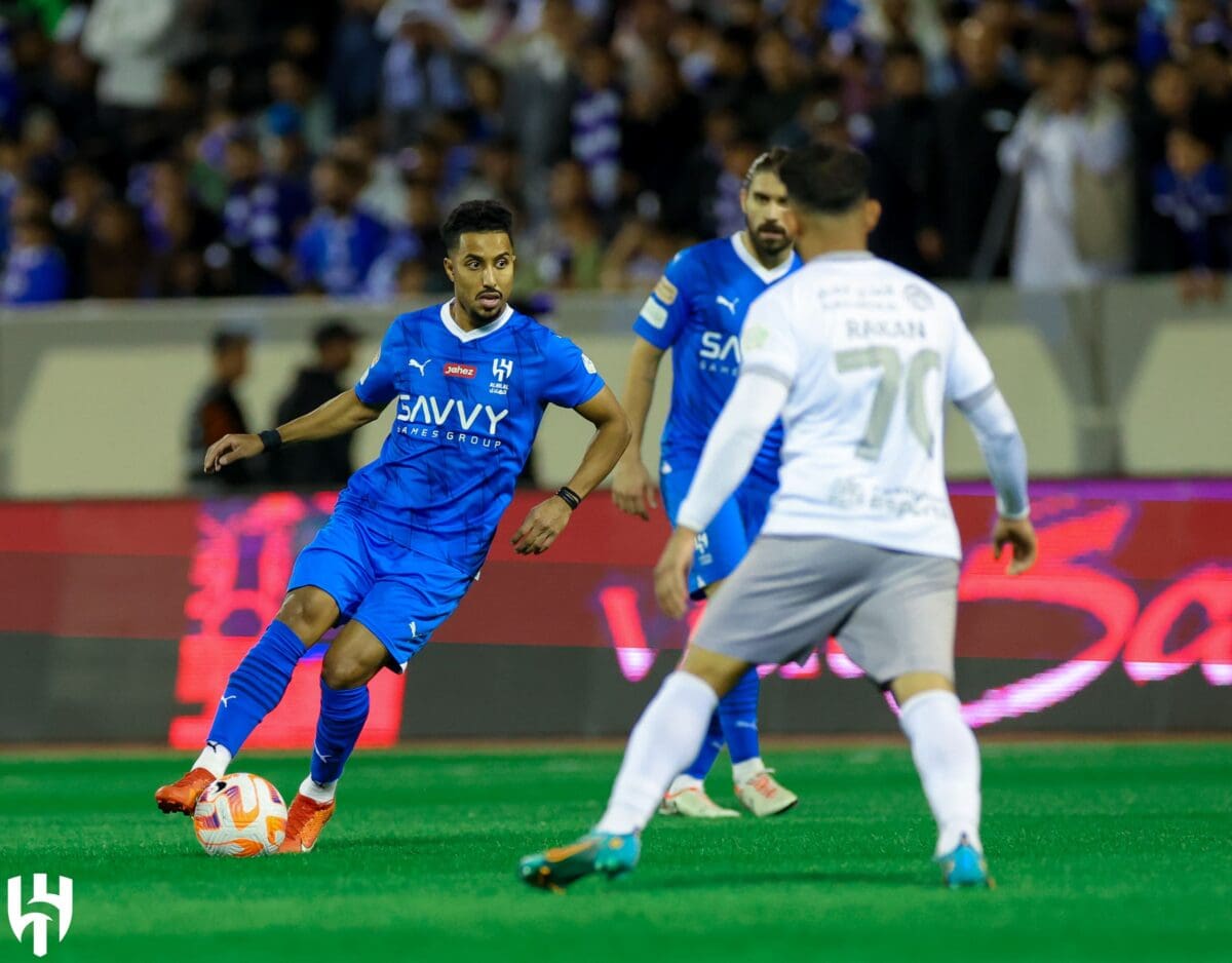 من لقاء الهلال والطائي - مصدر الصورة: حساب الهلال على تويتر