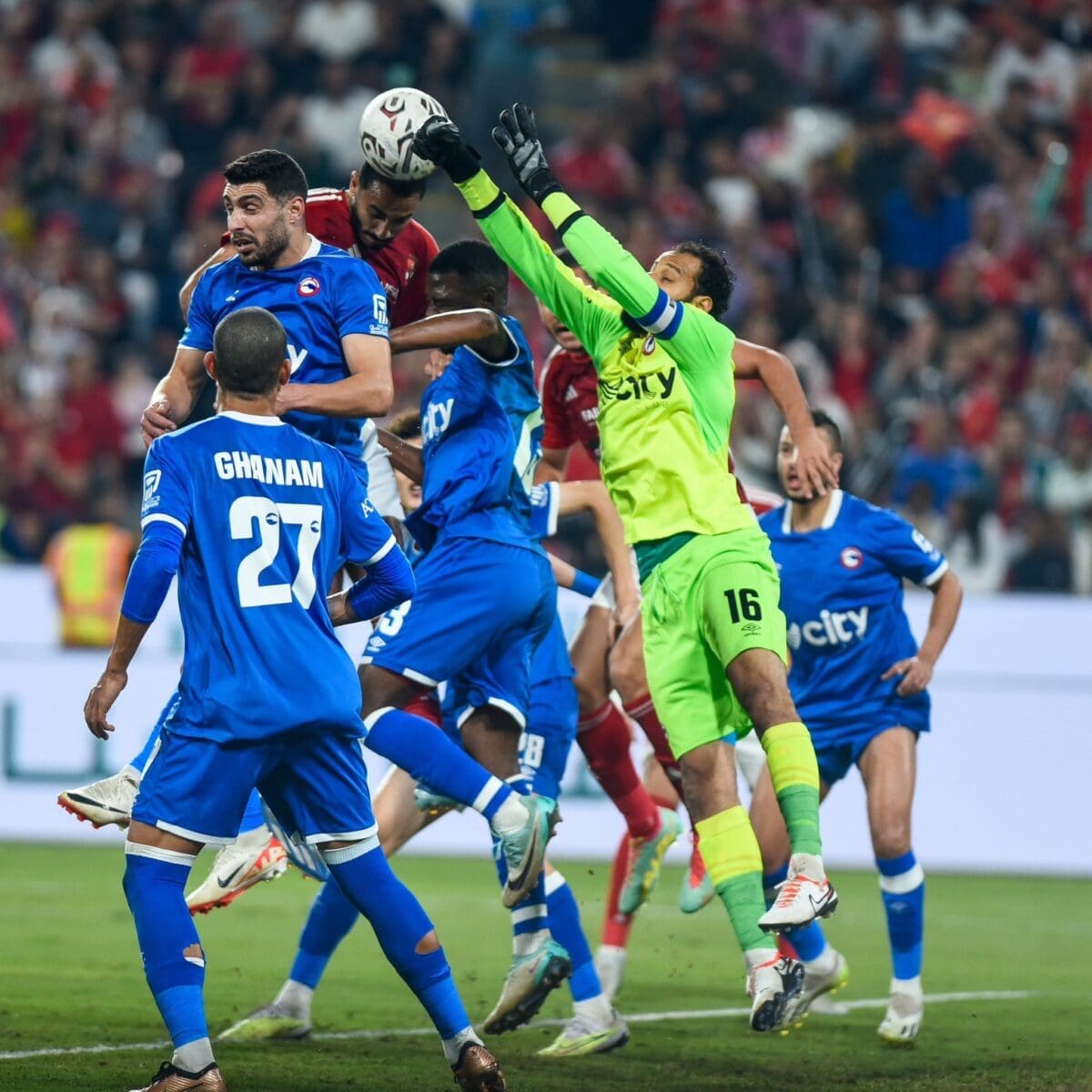 من لقاء الأهلي وفيوتشر - مصدر الصورة: حساب الأهلي على تويتر