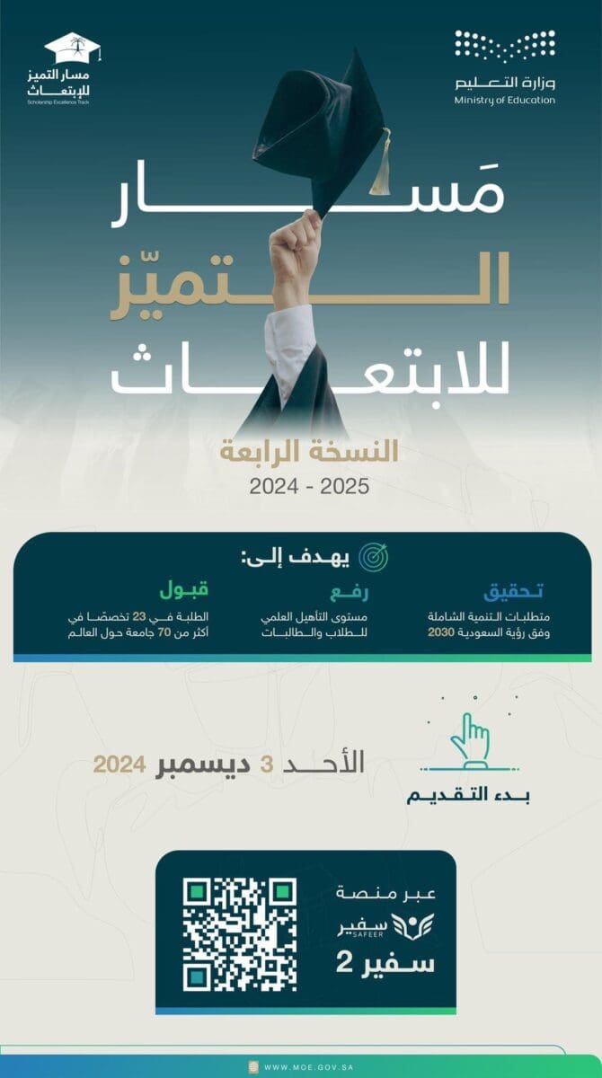 ما هي دول ابتعاث مسار التميز