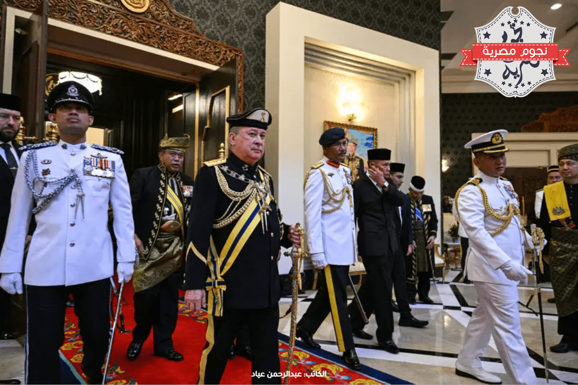 من مراسم تنصيب الملك الجديد