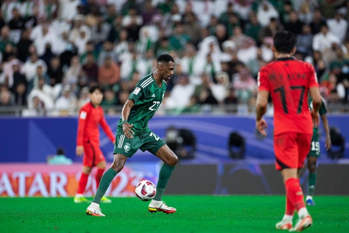 من لقاء السعودية وكوريا الجنوبية - مصدر الصورة: حساب المنتخب السعودي على تويتر