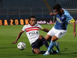 صورة من إحدى مباريات الزمالك وبيراميدز