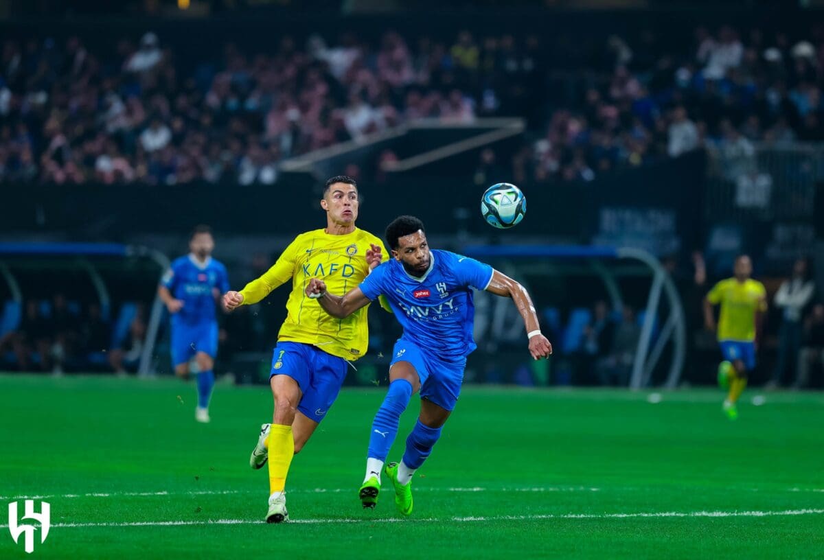 كريستيانو رونالدو وعلي البليهي - مصدر الصورة: حساب الهلال على تويتر